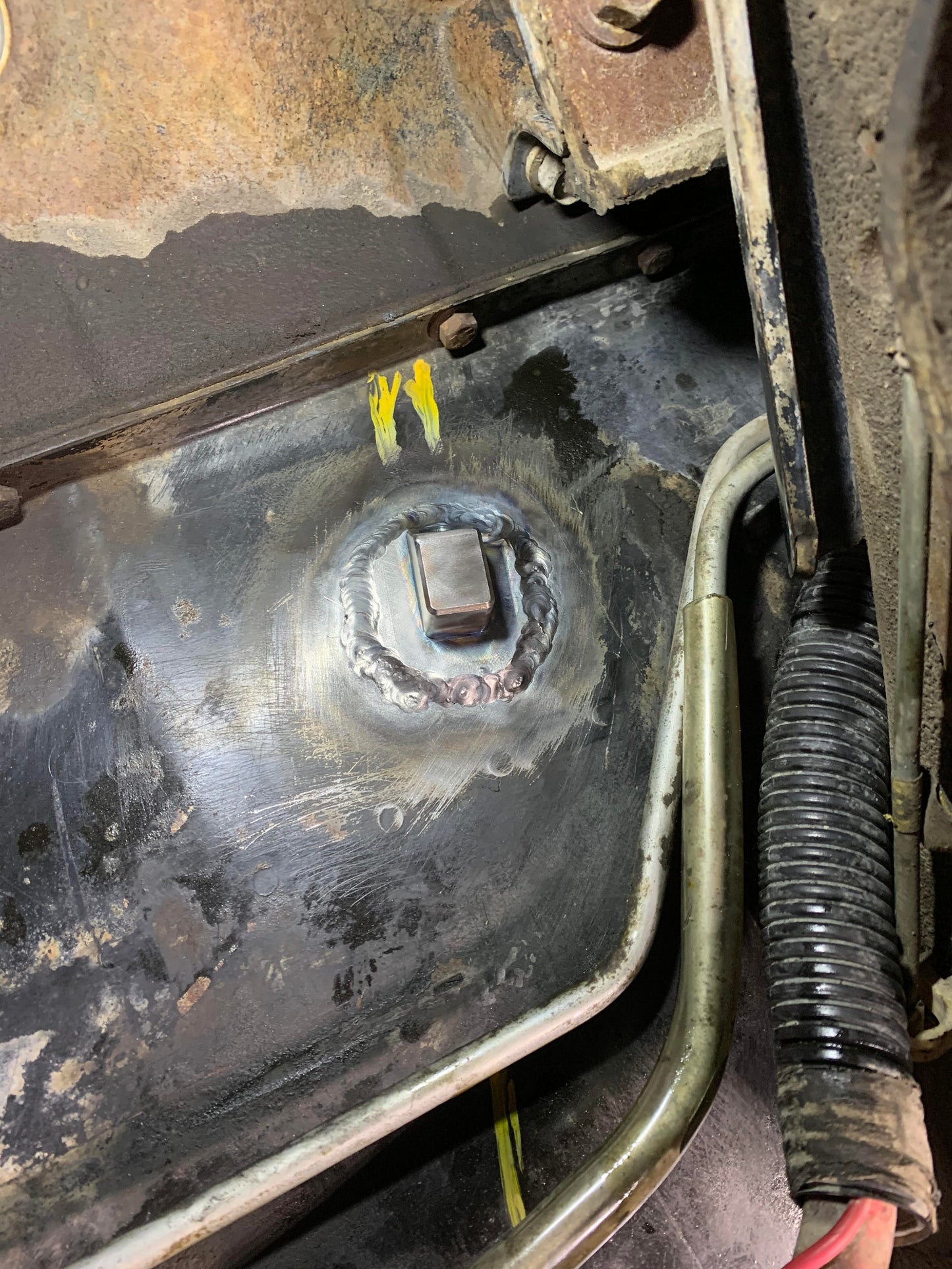 Morris Motorsports Weld In Dipstick Fix - 7.3 Powerstroke (1994-2003)