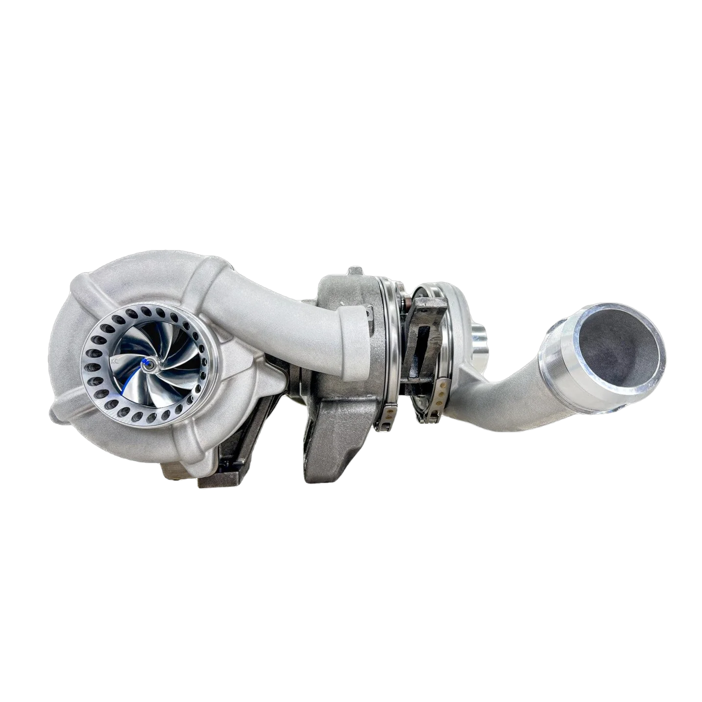 KC Fusion Compound Turbos for 6.4 Powerstroke 2008-2010 Front