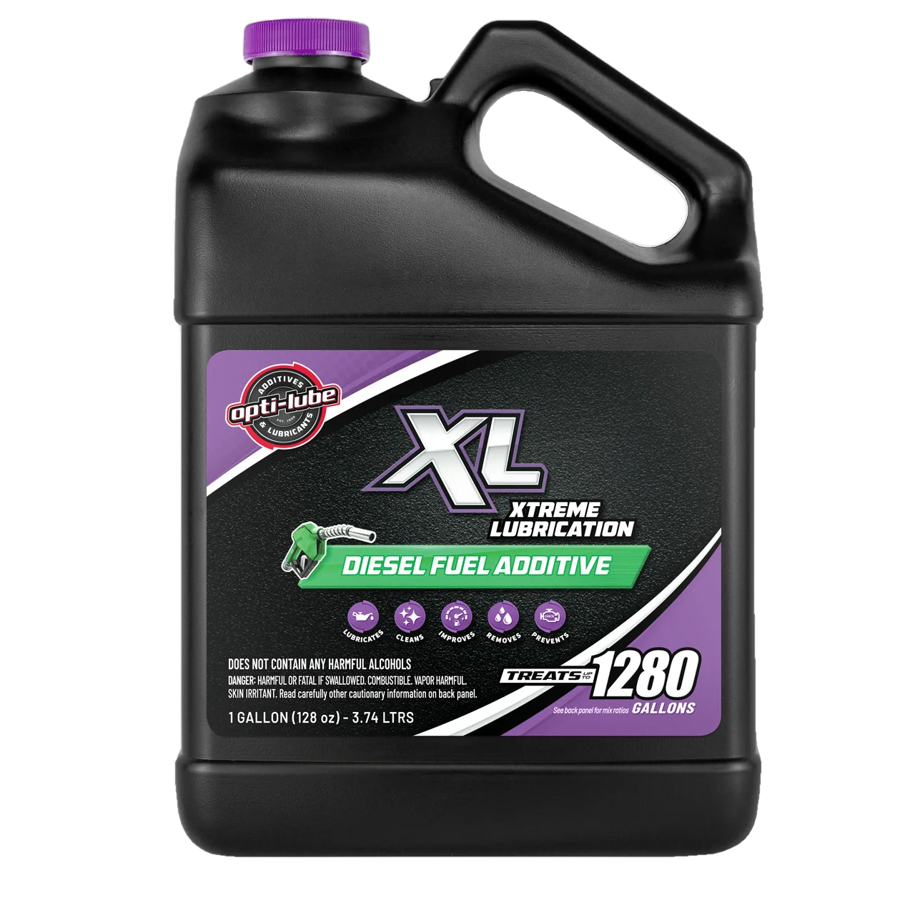 Opti-Lube XL Xtreme Lubricant Diesel Fuel Additive: 1 Gallon Without Accessories, Treats up to 1,280 Gallons
