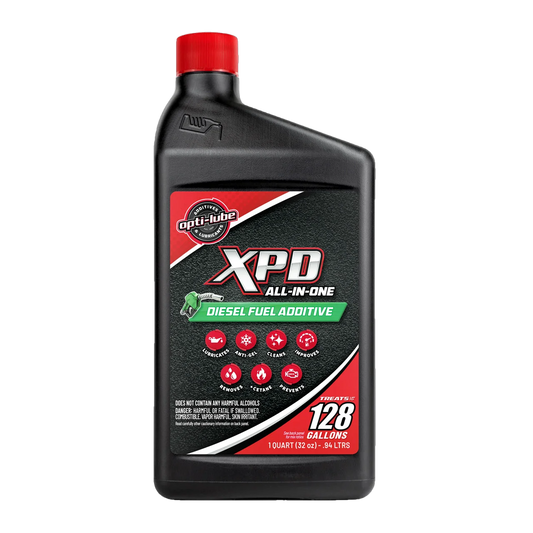 Opti-Lube XPD All-In-One Diesel Fuel Additive: 1 Quart, Treats up to 128 Gallons