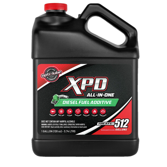 Opti-Lube XPD All-In-One Diesel Fuel Additive: 1 Gallon Without Accessories, Treats up to 512 Gallons