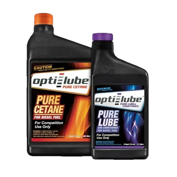 Opti-Lube Diesel Fuel Competition Kit: 1 Pure Cetane Quart & 1 Pure Lube 16oz