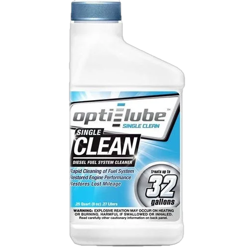 Opti-Lube Single Clean Diesel Fuel System/Injector Cleaner: 1 8oz Bottle Treats up to 32 Gallons