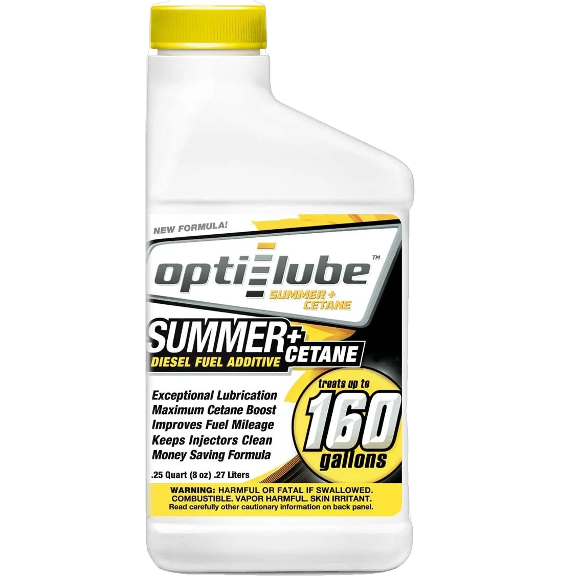 Opti-Lube Summer Lube +Cetane Diesel Fuel Additive: 8oz 6 Pack, Treats up to 160 Gallons per 8oz Bottle