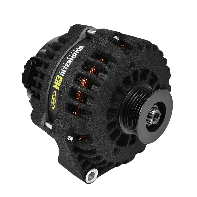 XDP Wrinkle Black HD High Output Alternator - 6.6L Duramax (2001-2007)