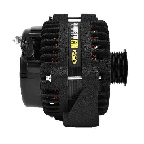 XDP Wrinkle Black HD High Output Alternator - 5.9L Cummins (1990-1998.5)
