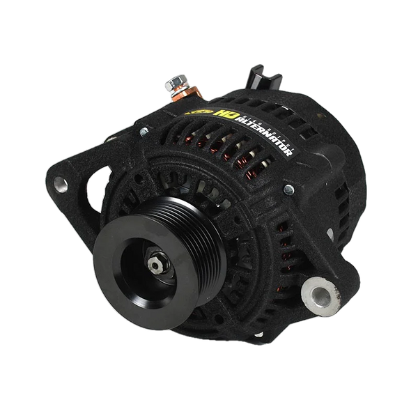 XDP Wrinkle Black HD High Output Alternator - 5.9L Cummins (1999