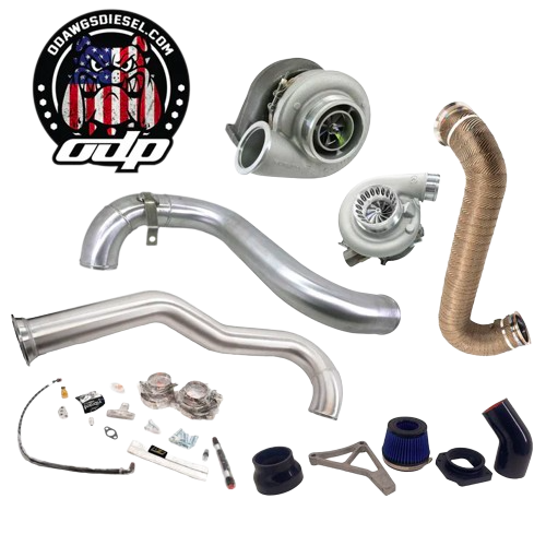 Compound Kit 6.0 Powerstroke - Turbos - Compound Kits – KC Turbos